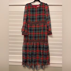 Gretchen Scott Designs Plaid Dress - Red, Blue, Green